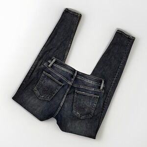 Silver Jeans Co Suki Super Skinny Jeans‎ Mid Rise Stretch Distressed Size 26x29